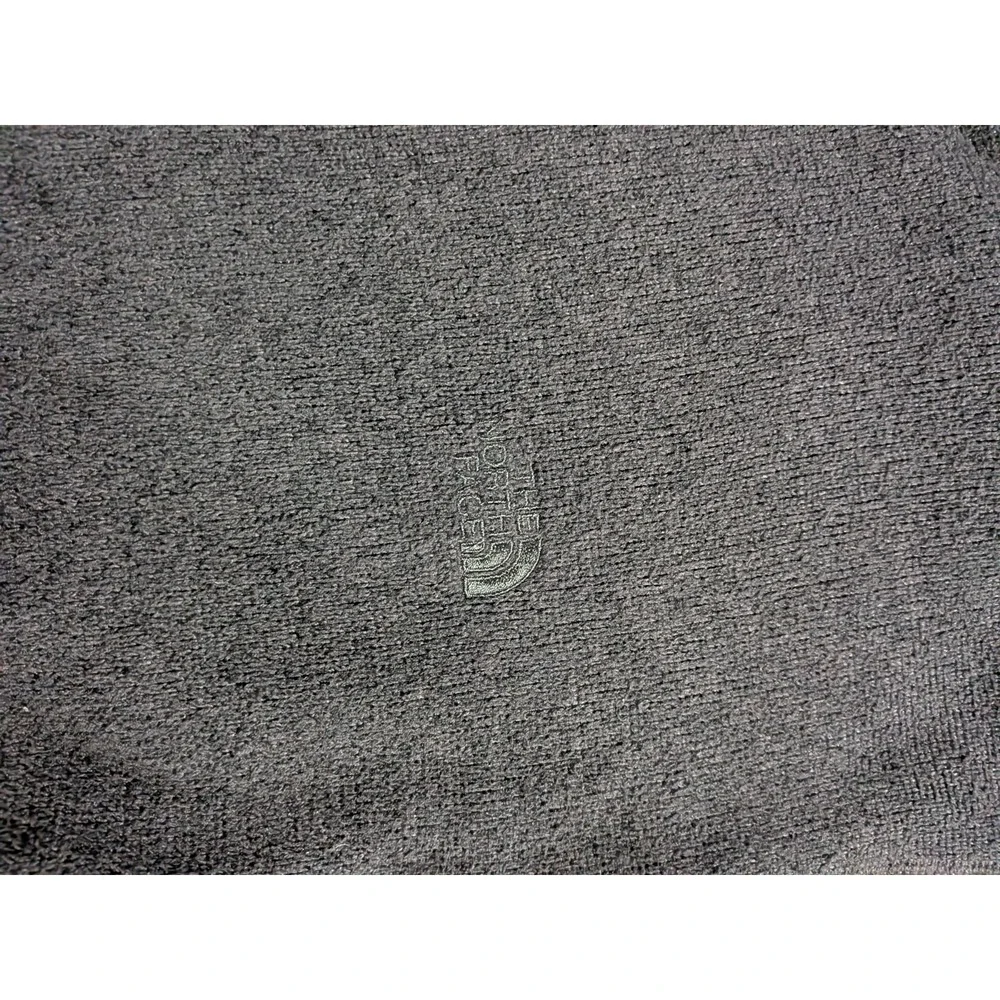 North Face Pullover Mens‎ Large Gray Fleece Half Zip Jacket Outdoors Hiking Warm